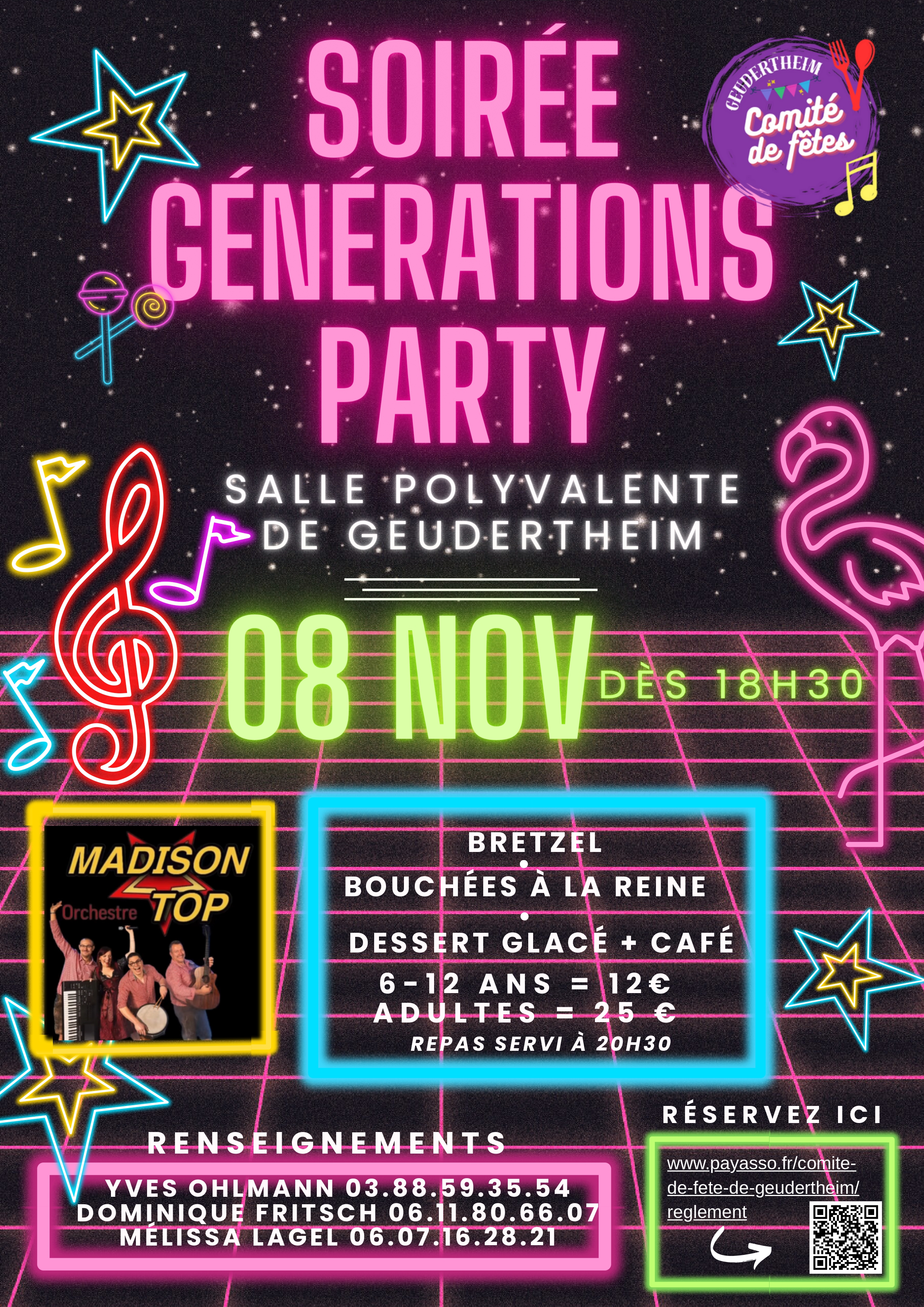 Affiche gnrations party